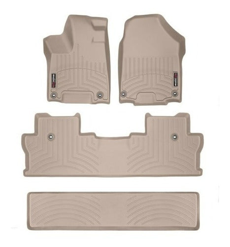 Tapetes Weathertech Ridgeline 2017+ 1ra+2da+area De Carga