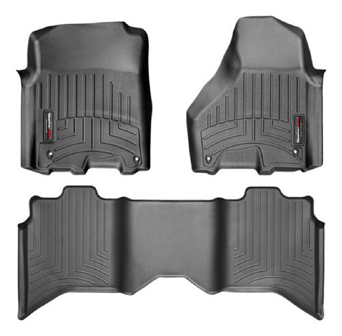 Tapetes Weathertech F-150 2009-2014 1/2 Cabin -1ra+2da Filas