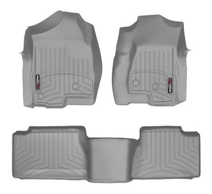 Tapetes Weathertech Silverado 2001-2007- 1ra+2da F Cab Ext