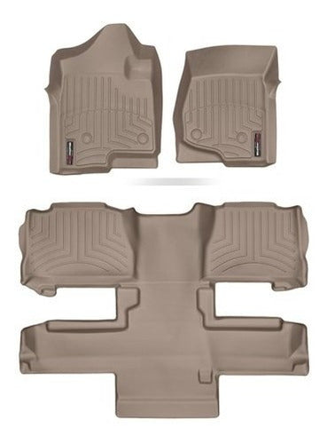 Tapetes Uso Rudo Weathertech Tahoe 2011-2014 - 1ra+2da/3ra F