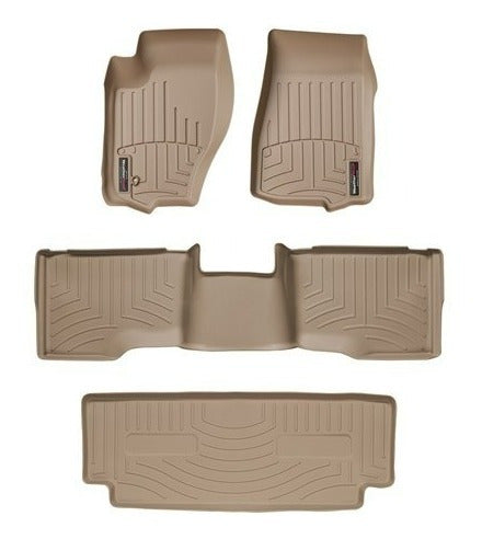 Tapetes Weathertech Commander 2006-2010 - 1ra+2da+3raf+caj