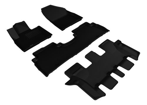 Tapetes 3d Maxpider Sorento 2016-2020 - 1ra+2da+3ra Filas