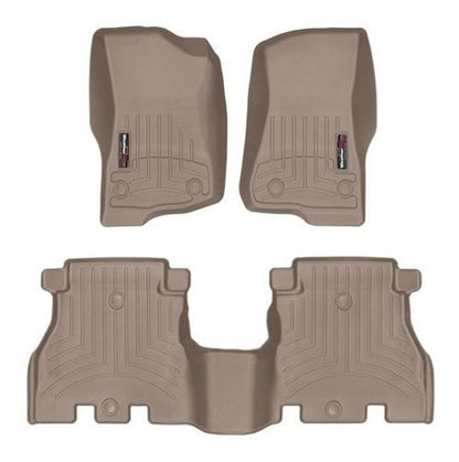 Tapetes Weathertech Wrangler Unlimited 2019+ 1ra+2da Filas
