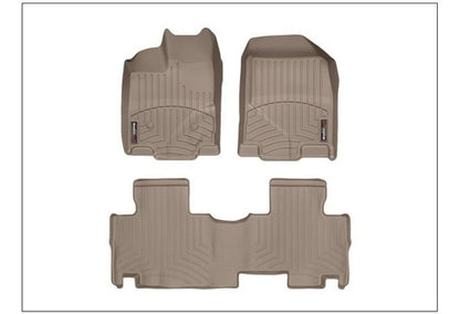 Tapetes Uso Rudo Weathertech Edge 2007-14 - 1ra+2da Fil+caju