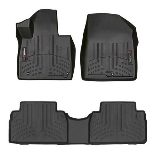 Tapetes Weathertech Santa Fe 2019-2020 - 1ra+2da Filas + Caj