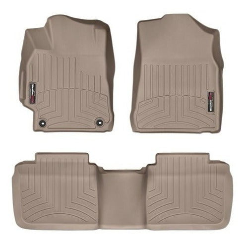 Tapetes Uso Rudo Weathertech Camry 2015-2017 - 1ra+2da Filas