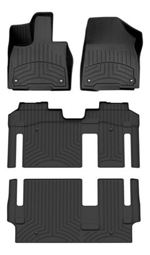 Tapetes Hp Weathertech Sienna 2021+ 8 Pas 1ra+2da+3ra Filas
