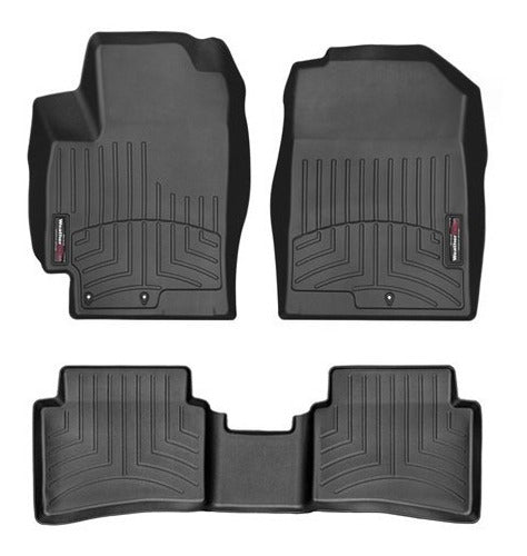Tapetes Weathertech Accent 2018-2021 - 1ra+2da F + Caj Sdn