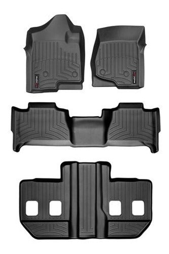 Tapetes Weathertech Escalade 2007-2014-1ra+2da+3ra F + Caj L