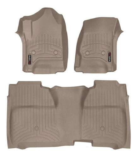 Tapetes Weathertech Sierra 2014-2018 Dob Cab - 1ra+2da Filas