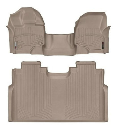Tapetes Weathertech F-150/lobo 2021+ Doble Cab 1racorr+2da F
