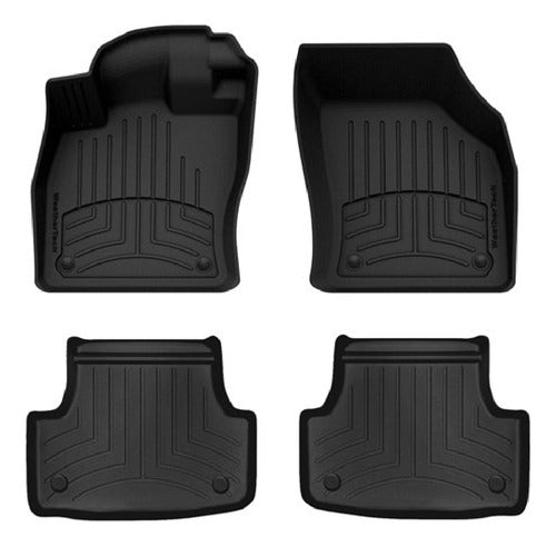 Tapetes Uso Rudo Hp Weathertech Leon 2015-2023 1ra+2da Filas