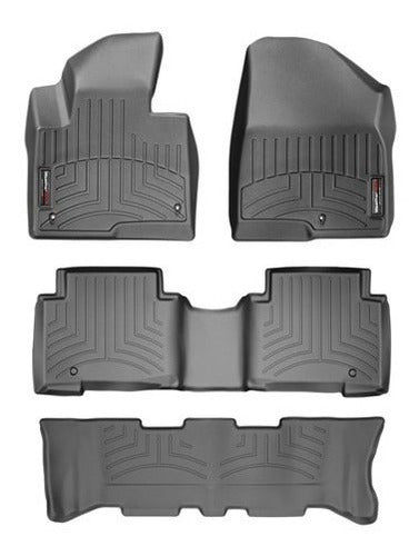 Tapetes Weathertech Santa Fe 2013-2018 - 1ra+2da+3ra Filas