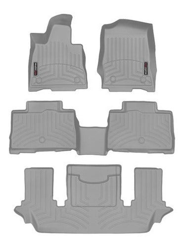Tapetes Uso Rudo Weathertech Aviator 2021+ 1ra+2da+3ra Filas