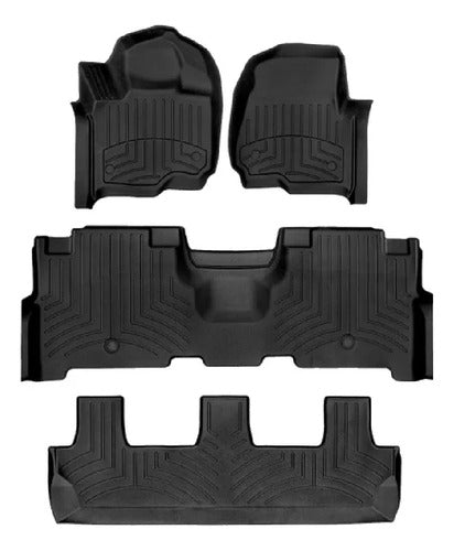 Tapetes Weathertech Hp Tiguan 2018+ - 1ra+2da+3ra Filas