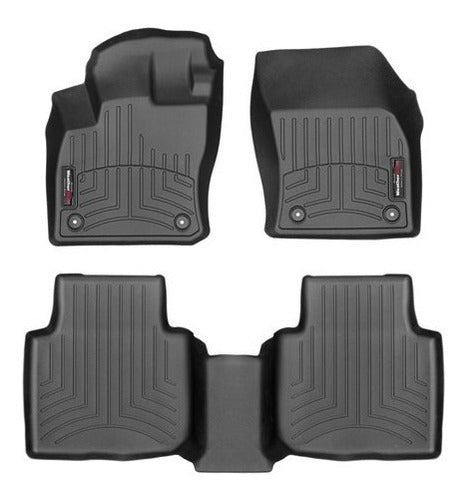 Tapetes Uso Rudo Weathertech Tiguan 2018-2021+ 1ra+2da F + Cajuela