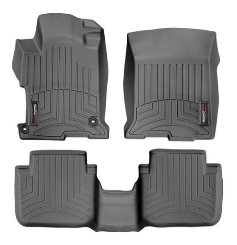 Tapetes Weathertech Honda Fit 2015-2019 - 1ra+2da Filas