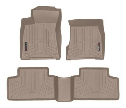 Tapetes Weathertech Audi Q8 2018-2020 - 1ra+2da Filas