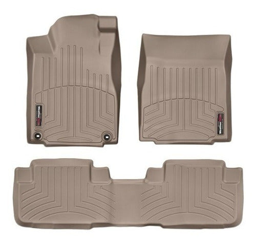 Tapetes Uso Rudo Weathertech Cr-v 2012-2016 - 1ra+2da Filas