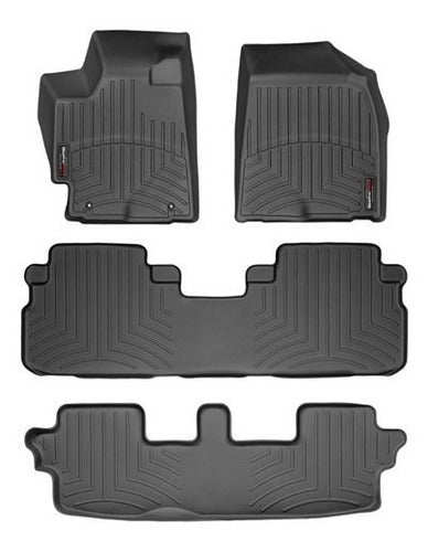 Tapetes Weathertech Qx60 2022+ (6 Pas) 1ra+2da+3ra Filas