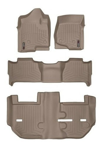 Tapetes Weathertech Suburban 2011-2014 - 1ra+2da+3ra Filas