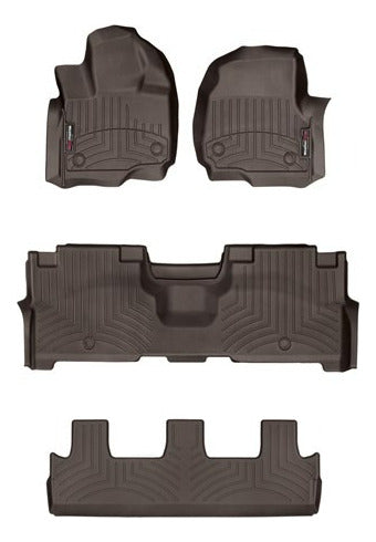 Tapetes Weathertech Expedition Max 2018-2020 - 1ra+2da+3ra F