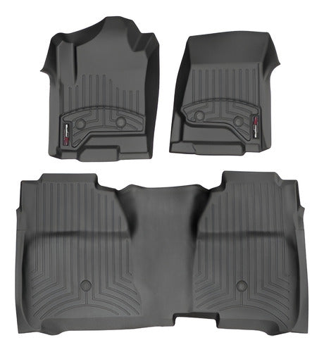 Tapetes Weathertech Silverado 2014-18 Doble Cab Piso Vinilo
