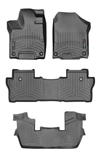 Tapetes Weathertech Pilot 2016-2020 - 1ra+2da+3ra F + Caj C