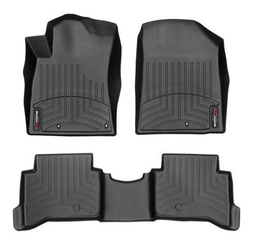 Tapetes Weathertech Ioniq Hibrido 2018-2020 - 1ra+2da Filas