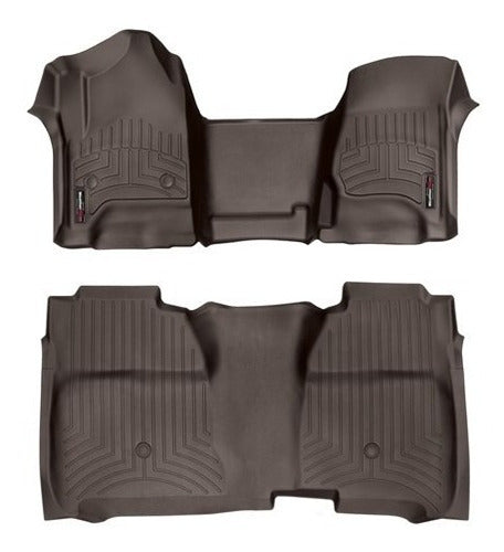 Tapetes Weathertech Silverado 2014-2018 Dob Cab 1rac Y 2daf