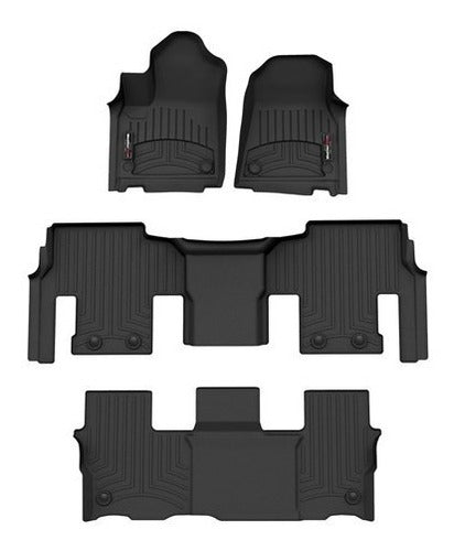 Tapetes Weathertech Wagoneer 2022+ 8pas 1ra+2da+3raf+ Caj C