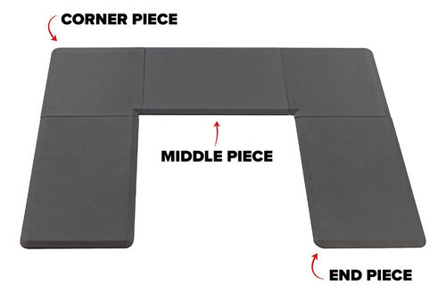 Tapete Weathertech Comfortmat Antifatiga Connect-end Beige