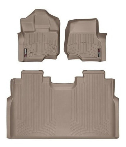 Tapetes Weathertech F-150 Lobo 2015-2019 Dob Cab - 1ra+2da F