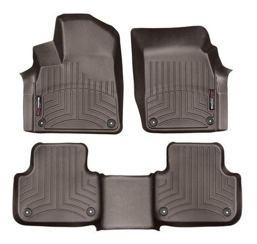 Tapetes Weathertech Audi Q8 2018-2020 - 1ra+2da Filas