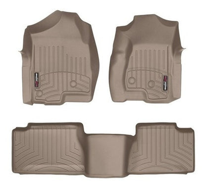 Tapetes Weathertech Silverado 2001-2007- 1ra+2da F Cab Ext