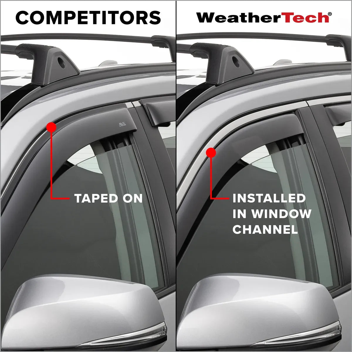 Weathertech Deflectores 4 Ventanas Honda Cr-v 2007-2011